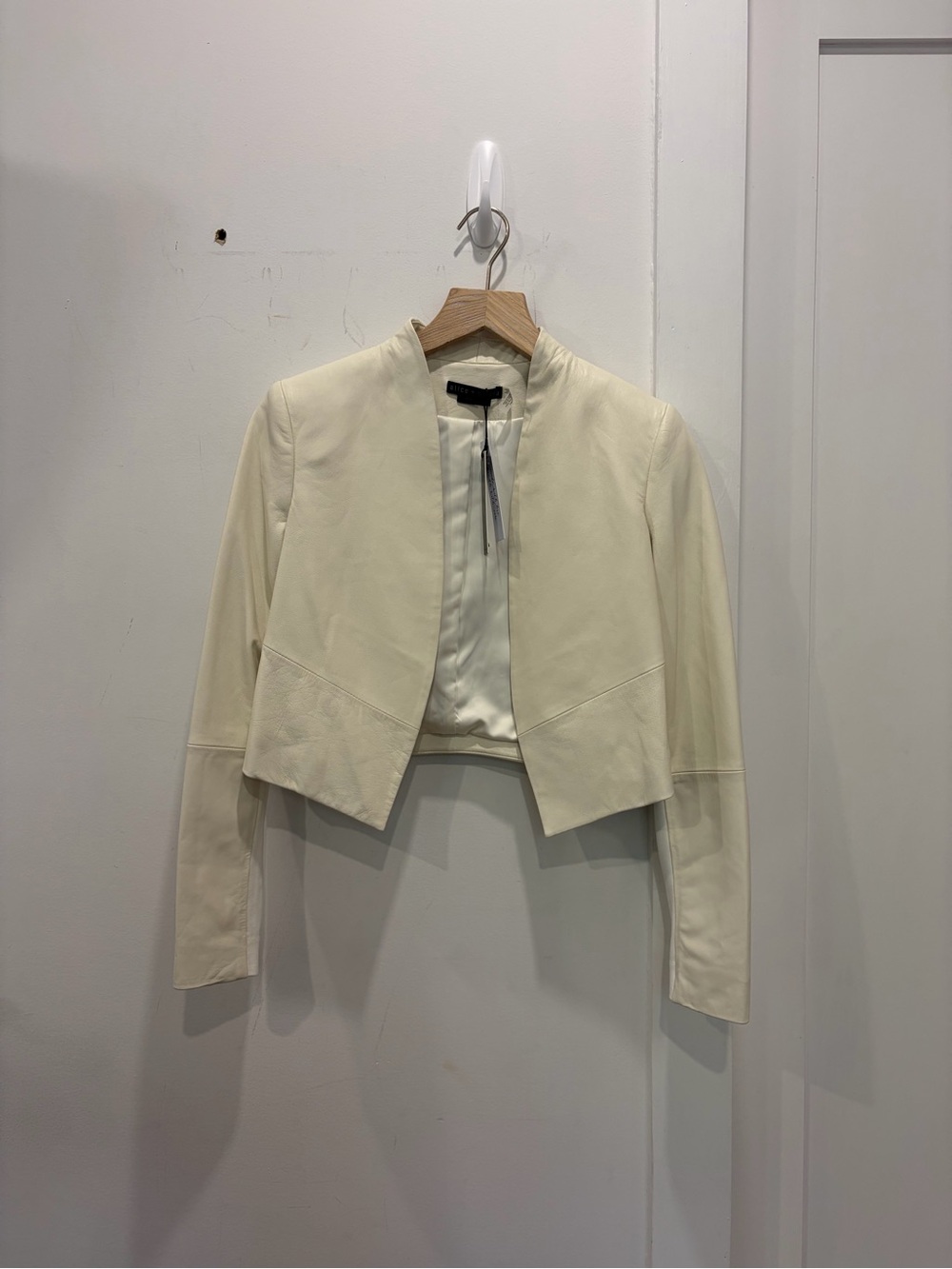 Alice + Olivia New Harvey Leather Jacket
